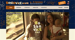 Desktop Screenshot of boskovice-festival.cz