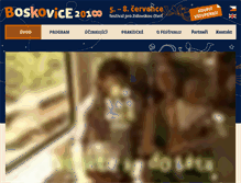 Tablet Screenshot of boskovice-festival.cz